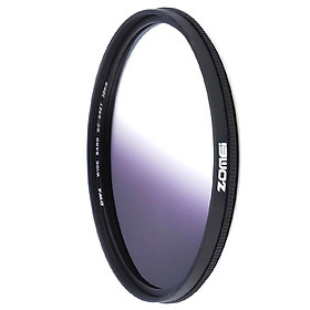 Ultra Slim Optical Graduated Color Camera Lens Filter For Canon Gray