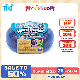 Bộ vỏ sò 6 trứng Hatchimals mini S5 SPIN MASTER 6046155