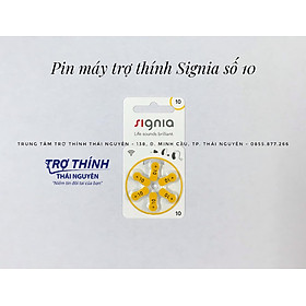 PIN MÁY TRỢ THÍNH SIGNIA SỐ 10