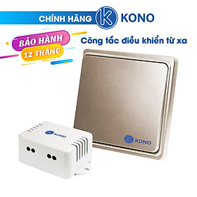 Mua Bộ công tắc điều khiển từ xa KONO KN-RF43  tắt mở đèn dễ dàng với một nút bấm và một bộ thu  dễ dàng di chuyển nút bấm