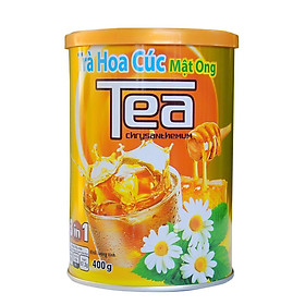 Trà hoa cúc mật ong Thanh Bình - Lon 400g, tốt cho bà bầu, lợi sữa, giảm cân, thanh lọc, đẹp da, tăng cường đề kháng 