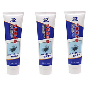 Combo 3 tuýt keo vá tường thông minh chống bong tróc, trám vết nứt tường, tặng kèm bộ dụng cụ GS00850
