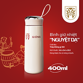 Mua Bình giữ nhiệt Inox màu hồng thương hiệu La Fonte x Gióng có dung tích 400ml