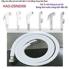 Mua Dây sen nhựa cao cấp 1.2m-1.5m-2m  dây vòi tắm hoa sen  vòi xịt bằng KAG-DSN