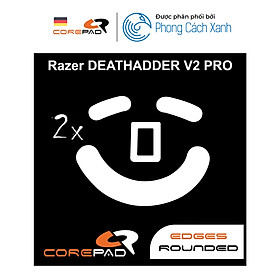 Hình ảnh Feet chuột PTFE Corepad Skatez Razer DeathAdder V2 Pro / DeathAdder V2 X HyperSpeed - 2 Bộ - Hàng Chính Hãng