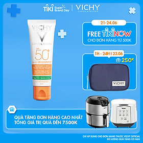Kem Chống Nắng Chống Ô Nhiễm Và Bụi Mịn Hằng Ngày SPF 50+, Chống Tia UVA + UVB Capital Soleil Mattifying 3 In 1