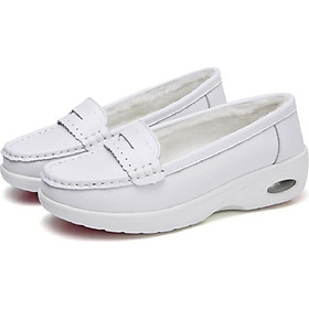 Nursing shoes all white leather Clearance