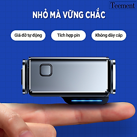 Mua Giá Đỡ Điện Thoại Xe Hơi Ô Tô Teement TM01 Chất Liệu Hợp Kim Nhôm Cao Cấp - Nút Ấn Thông Minh - Xoay Chuyển 360 Độ - Kẹp Cánh Thông Gió Điều Hòa - Mini Nhỏ Gọn Tiện Lợi - Hàng Chính Hãng