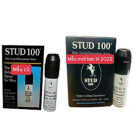 Chai xịt chống xuất tinh sớm Stud 100 Male Genital Desensitizer Kéo Dài Thời Gian Quan Hệ + Bao Cao Su Okamoto 3 Cái - Hàng Chính Hãng 100% - Che Tên Sản Phẩm