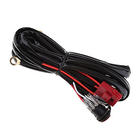 Wiring Harness, Heavy Duty Wiring Harness Kit for Led Light Bar 12V 40A Fuse