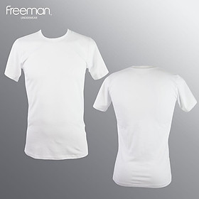 Áo thun nam ngắn tay không cổ cotton FREEMAN TSF317