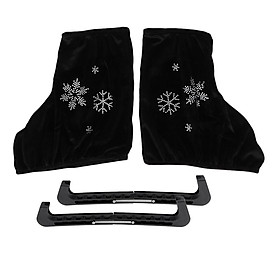 Skate Guard Blade Protector with Boots Overshoes for Ice/ Figure/ Hockey Skating