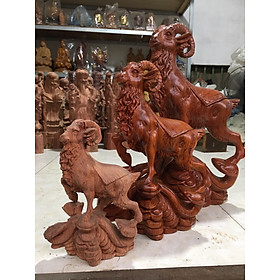 Mua Tượng Con Dê Tài Lộc Bằng Gỗ