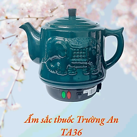 Mua Ấm sắc thuốc Trường An TA 36 Rêu - Hàng chính hãng - Gốm sứ cao cấp  - Điện gia dụng - Siêu thuốc