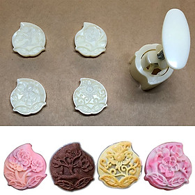 BÁO GIÁ Dao Làm Bếp Đẹp | Shopee Lazada Sendo Tiki mới nhất 66 Bộ Khuôn Nén Lò Xo Làm Bánh Trung Thu 4 Mặt 60gr Trái Đào In Nổi 3D Đẹp Mắt