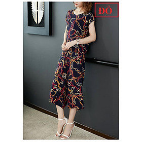 Bộ quần áo mặc nhà cho mẹ_lanh hoa