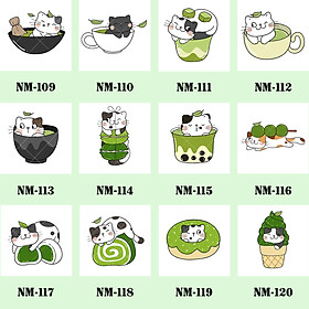 Mua Matcha - Tranh Canvas - Mèo trà xanh cute  decor nghệ thuật thích hợp trang trí phòng ngủ cho bé  bàn học-40x40
