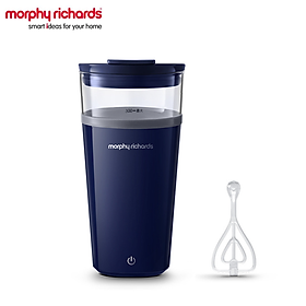 Bình khuấy đồ uống tự động cao cấp Morphy Richards MR9000, dung tích 300ml , công suất 1.5W, dung lượng pin 850mAh - Hàng chính hãng, bảo hành 24 tháng