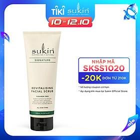 Kem tẩy tế bào chết dành cho da mặt Sukin Revitalising Facial Scrub 125ml