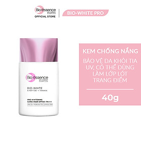 Kem Chống Nắng dưỡng trắng  Bio-Essence White Pro 40g
