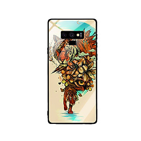 Ốp Lưng Kính Cường Lực cho điện thoại Samsung Galaxy Note 9 - Tiger 05