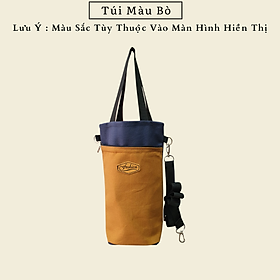 Mua Túi Vải 2 Lớp Đựng Bình Giữ Nhiệt 1000 - 1500ml Có Dây Đeo Chéo Thủ Công