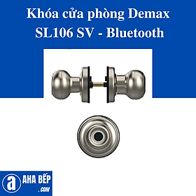 Khóa cửa phòng Demax SL106 SV - Bluetooth. Hàng Chính Hãng