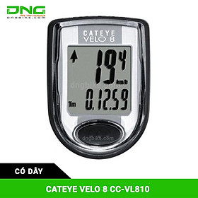 Đồng hồ xe đạp CATEYE VELO 8 CC-VL810 có dây