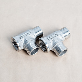 Mua Combo 2 nối  co  tê ren Inox 304 phi 21 – ren 1/2