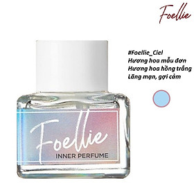 Nước hoa vùng kín Foellie Eau De Innerb Perfume 5ml- Ciel ( Màu bạc) khử mùi 5 ml