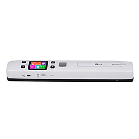 Máy Scan Màu Di Động Độ Nét Cao ISCAN Phiên Bản Hỗ Trợ Thẻ Nhớ Tf (32Gb) (1050DPI) - Trắng