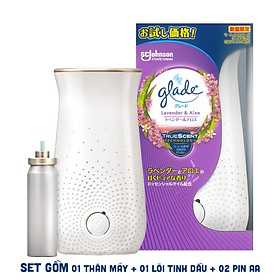 Máy xịt thơm phòng cảm biến Glade nội địa Nhật (gồm máy & 01 lõi tinh dầu)