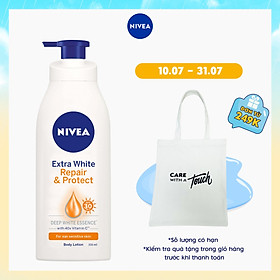 Sữa Dưỡng Thể Dưỡng Trắng Nivea Giúp Phục Hồi & Chống Nắng SPF 30 (350ml) - 88311