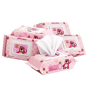 Mua Khăn Ướt Gấu Dâu Toy Story Siêu Xinh Dễ Thương 120 Tờ Tiện Lợi (Thùng Giá 8.5k)