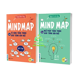 Hình ảnh Sách - Combo Mindmap Ngữ pháp và Từ vựng Tiếng Trung theo giáo trình Hán ngữ (MC)