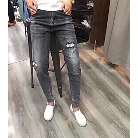 QUẦN JEAN NAM RÁCH WASH CO GIÃN NHẸ