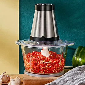 Mua Máy Xay Thịt 2 Lưỡi Kép Cối Thủy Tinh Xay Tỏi Ớt  Xay Đá Công Suất 300W Hàng Nhập Khẩu