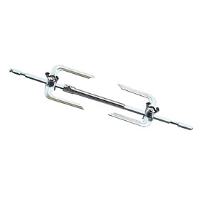 Alloy Plating Telescopic BBQ Stick - Meat/Sausage/Chicken Skewers - Spin Roasting Fork