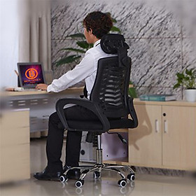 Mua Ghế xoay văn phòng tựa đầu  HG09 Khung pp lưng lưới thoáng mát