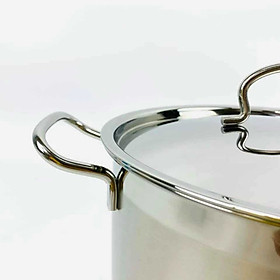 Mua Nồi inox 430  FIVESTAR Standard ca cấp NL-L2 dùng được bếp từ  nắp inox - kính  quai đũa  size16 18 20 22 24cm|GiadụngAnNhiên