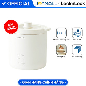 Mua Nồi cơm điện mini 0.6L Bianco LocknLock EJR314IVY  Hàng chính hãng  Đa chức năng  Phủ men sứ  Nấu nhanh - JoyMall
