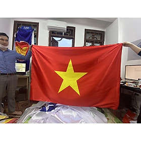 Cờ việt Nam in chuyển nhiệt 2 lớp 1x1,5m