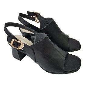 Giày Sandal BIGGBEN Da Bò Thật Cao 5 Phân SDCG111