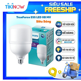 Bóng đèn Philips TrueForce Essential LED HB MV E27 - Ánh sáng Trắng, Hiệu suất chiếu sáng cao, Tiết kiệm điện, Chất lượng ánh sáng hoàn hảo - Hàng Chính Hãng