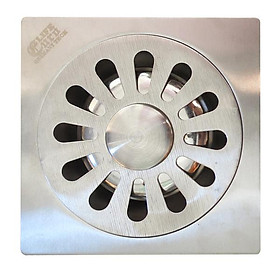 Mua Hố ga thoát sàn inox 10x10cm Eurolife EL-X11 (Trắng bạc)
