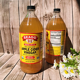 Giấm táo hữu cơ Organic Bragg (946ml)