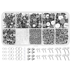 Earring Making Supplies Kit Jewelry Making DIY Earring Posts Jump Rings