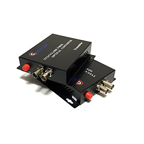 Bộ chuyển đổi video sang quang 2 kênh GNETCOM HL-2V-20T/R-720P (2 thiết bị,2 adapter) - Hàng Chính Hãng