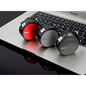 Mua Cáp sạc nhanh dây rút gọn hình giọt nước tích hợp 3 đầu Type C / Micro USB/ Light chính hãng Baseus
