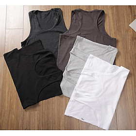 Combo 5 áo 3 lỗ - cotton thiên nhiên